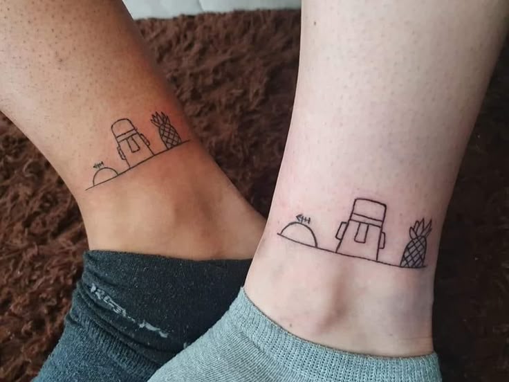 Spongebob tattoo