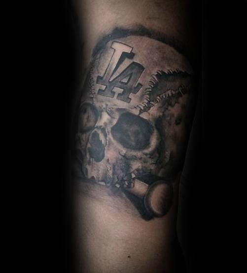 60 Los Angeles Dodgers Tattoos für Männer – Baseball-Ink-Ideen - Mann Stil | Tattoo
