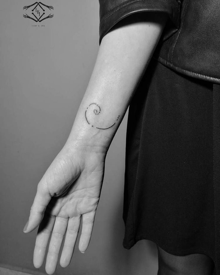 40 Amazing Fibonacci Tattoo Designs | TattooAdore