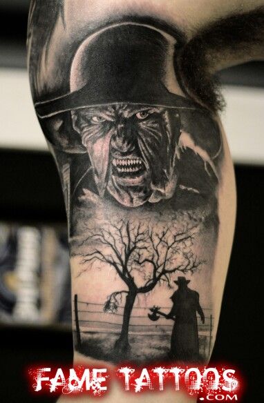 Pin by Devon Spaulding on tattoo ideas | Horror movie tattoos, Movie tattoos,  Scary tattoos