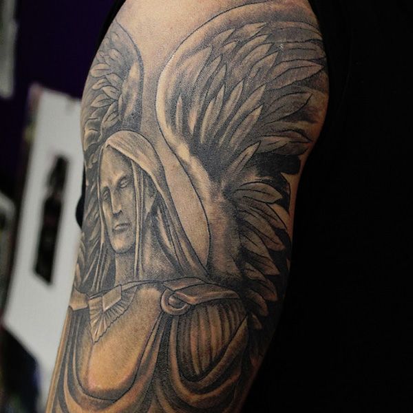 27 Perfect St Michael Tattoo Designs - 27 - Pelfind