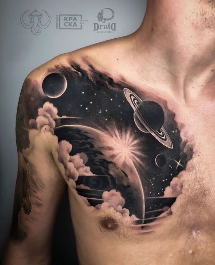 120+ Cool Space Tattoo Ideas 2024