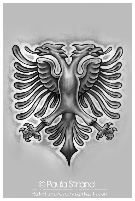 Albanian Eagle Tattoo Idea
