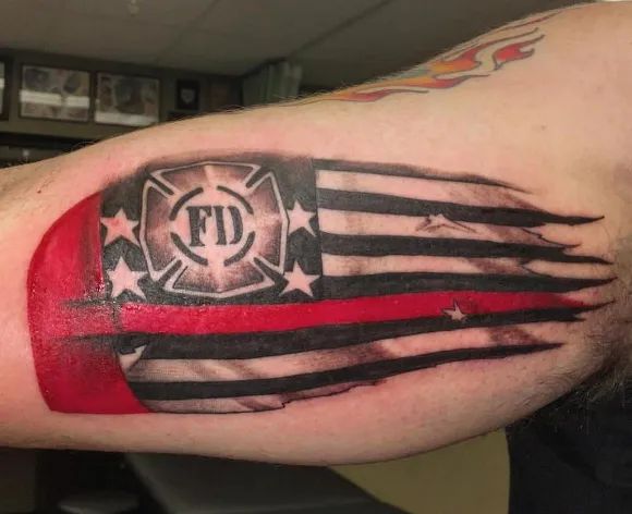 29 Best Fire Department Tattoo Designs, Meaning & History - Tattoo Twist