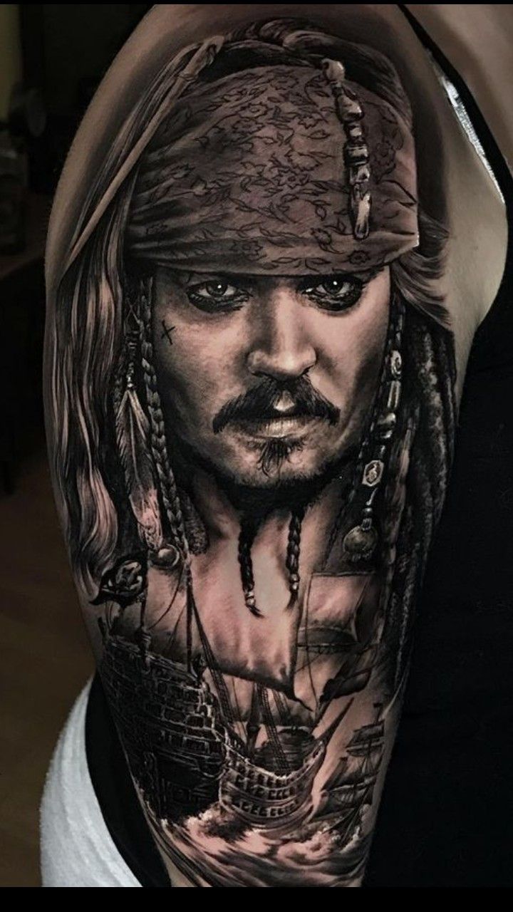 Pin by jose francisco on ft | Jack sparrow tattoos, Johnny depp tattoos, Sparrow  tattoo