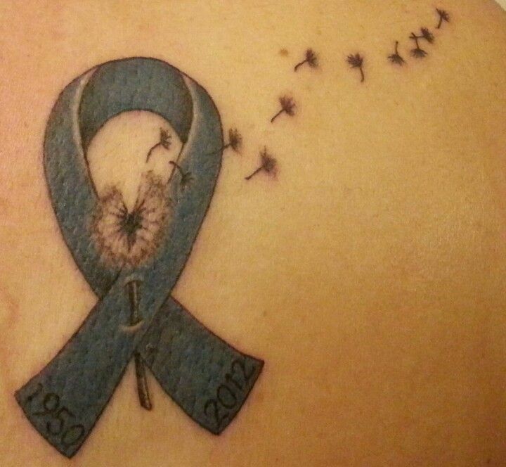 I love this so much. Maybe without the dandelion for me but the placement  of the years. I don't like when people get the whole date, so this is  probably what I