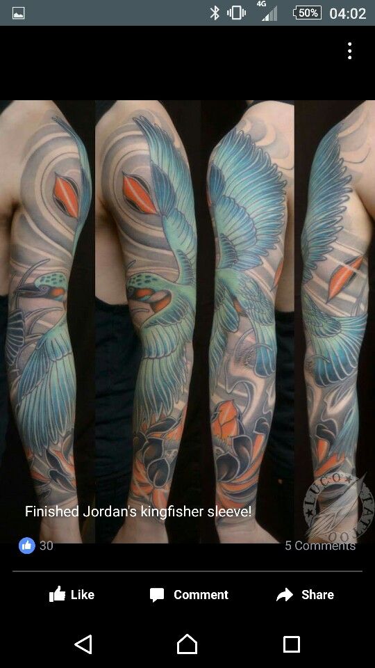 Kingfisher tattoo