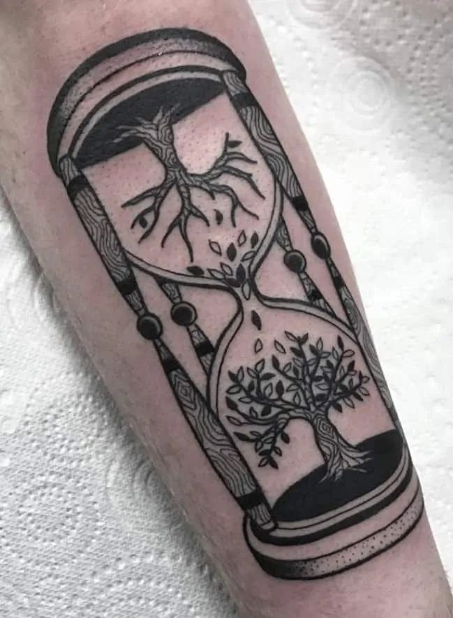 Hourglass Tattoos: Meanings, Tattoo Designs & Ideas