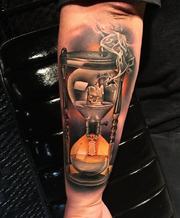 60 Hourglass Tattoo Ideas | Art and Design