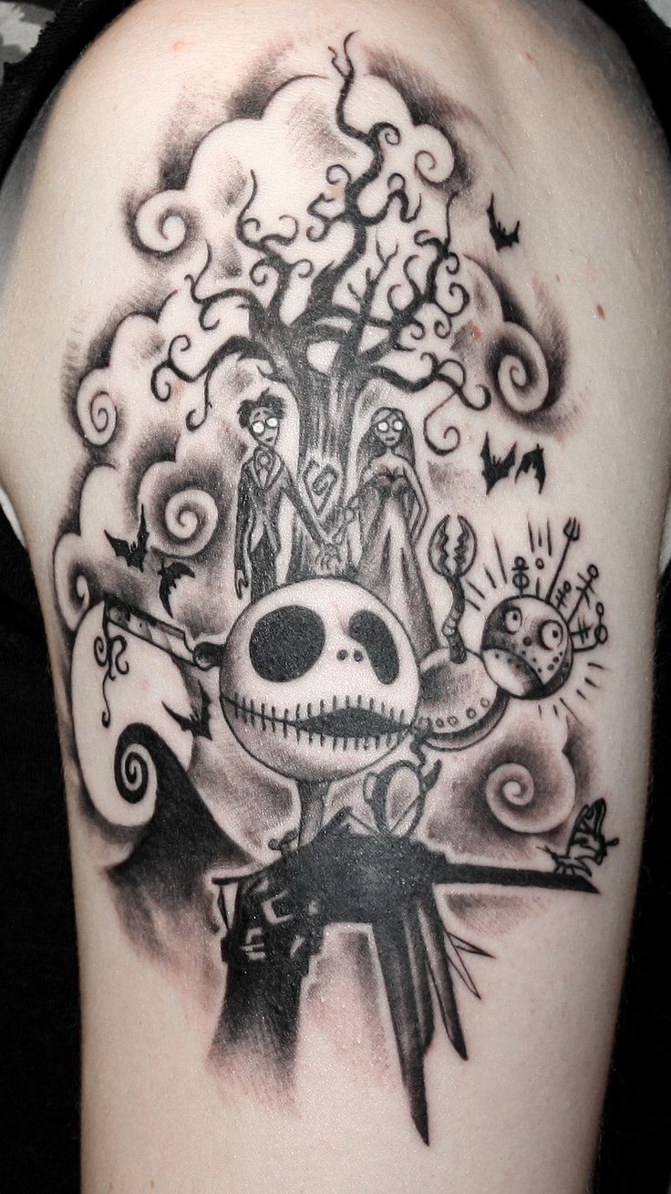 Tim Burton tattoo by Valashard on DeviantArt
