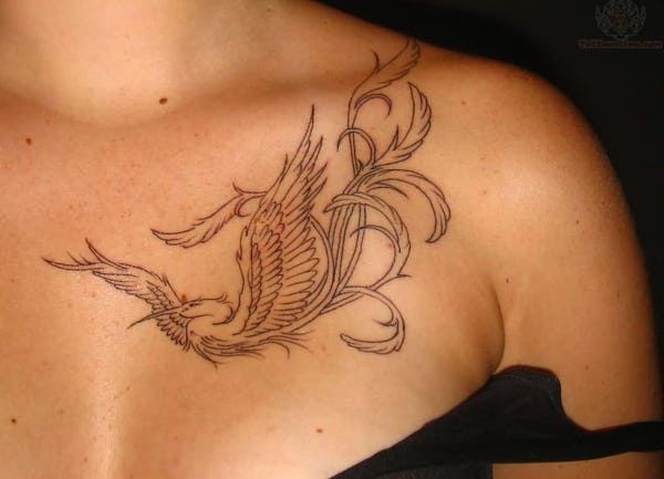 25 Stunning Collar Bone Tattoo Ideas