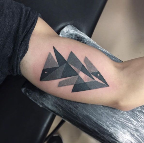 Blackwork triangles by Karl Marks
