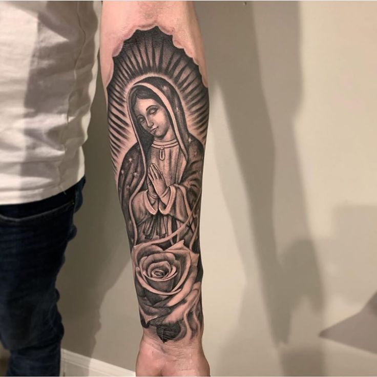 60+ Divine Virgin Mary Tattoo Designs