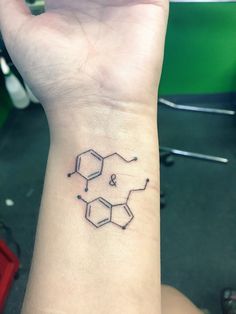 12 DNA Seratonin Dopamine tattoo ideas | dopamine tattoo, molecule tattoo, tattoos