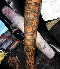 Discover 31 Money bag tattoo and tattoos for guys ideas | sleeve tattoos,  forearm sleeve tattoos, money bag tattoo and more