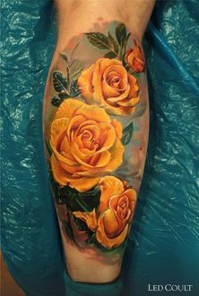 36 Yellow rose tattoo ideas | yellow rose tattoos, rose tattoo, tattoos