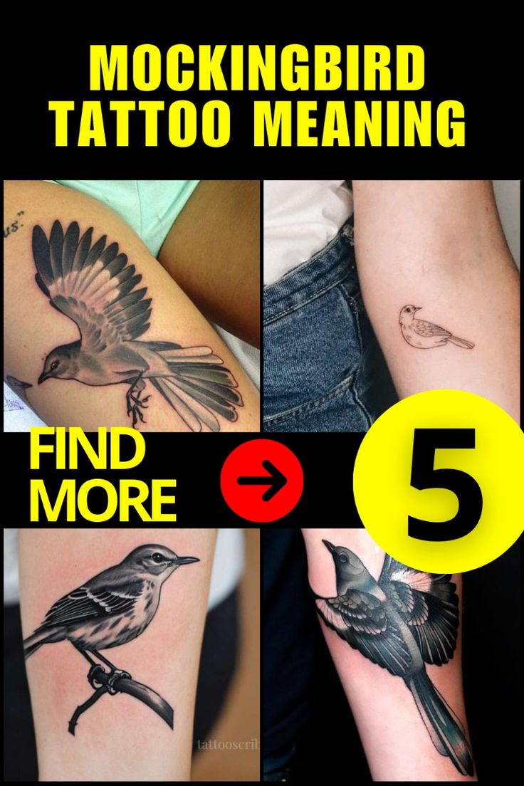 Discover the Profound Meaning Behind Mockingbird Tattoos (5 Secrets)