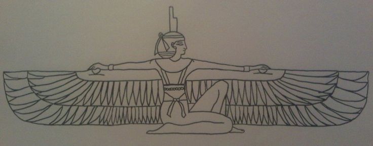 Isis tattoo. Egyptian goddess of motherhood, magic, and fertility. I am  getting this for sure