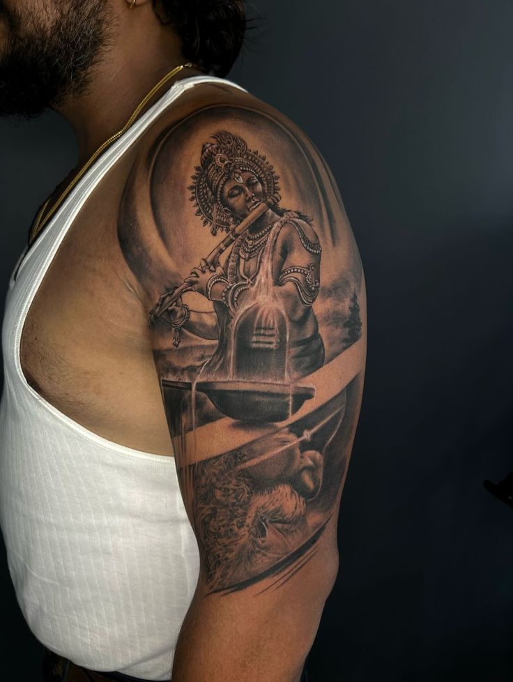 Gods' marks, skin blessed"