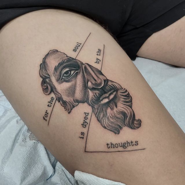 Nate Sorensen on Instagram: "This one has been done but this is my take.  Marcus Aurelius." | Arm tattoos for guys, Sleeve tattoos, Tattoos