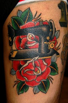 45 Sewing themed tattoos ideas to save today | tattoos, sewing tattoos,  sewing machine tattoo and more
