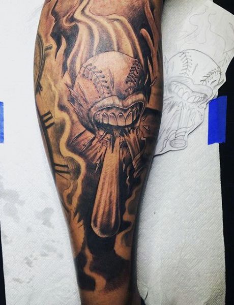 40 Cool Baseball Tattoos for Men