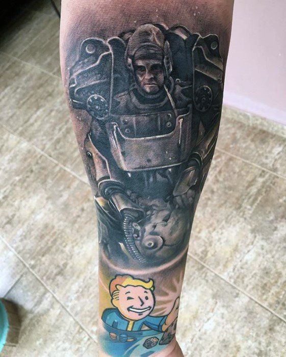 41 Catchy Fallout Tattoo Images, Designs, Photos & Ideas
