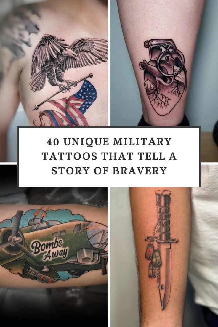 40 Unique Military Tattoos That Tell A Story Of Bravery