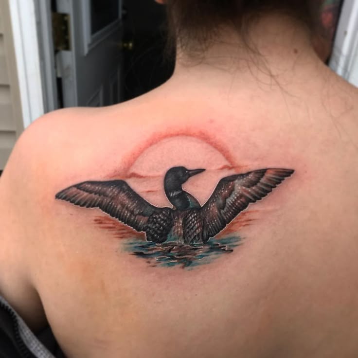 Pin by Amanda Colyer on Tattoo Ideas | Loon tattoo, Maine tattoo, Tattoos  for women