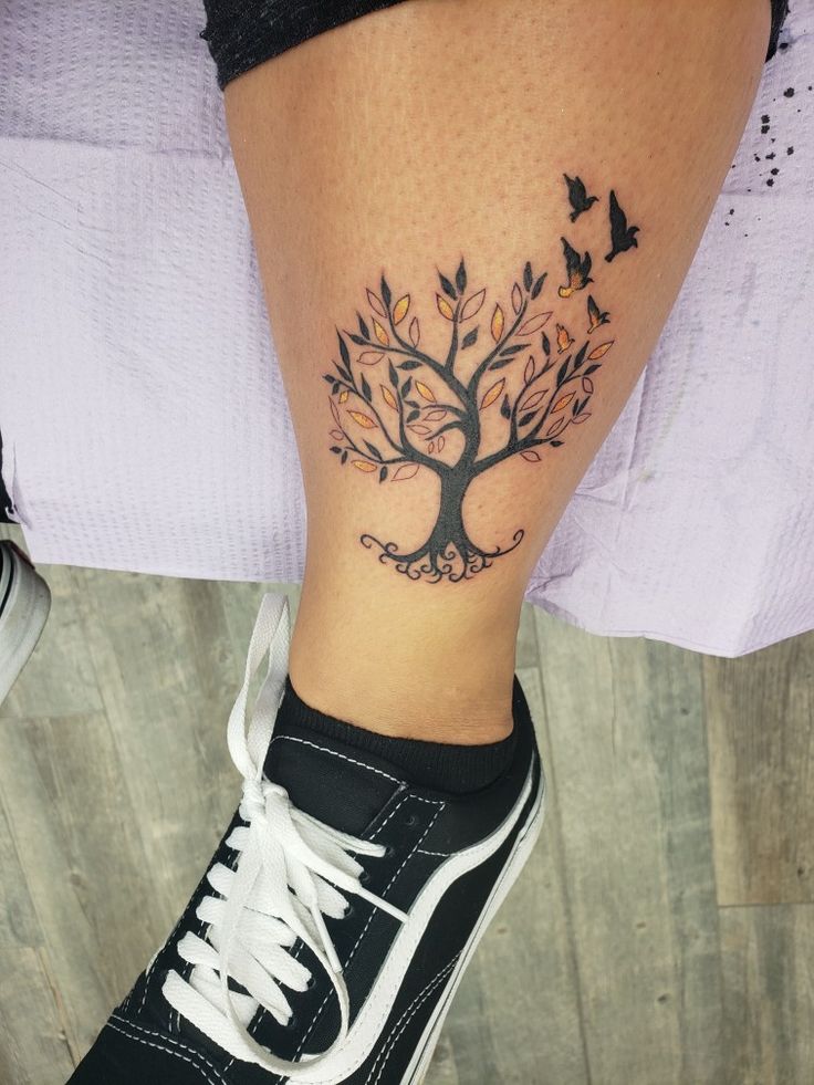 Tree of life memorial tattoo