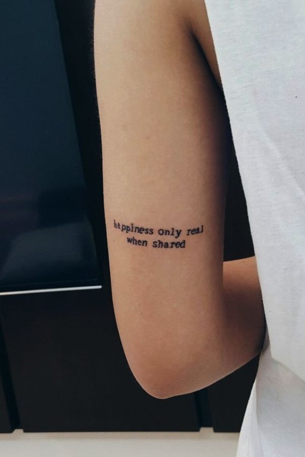 Small but Motivational Quote Tattoos | Tattoo lettering, Tattoos, Good tattoo  quotes