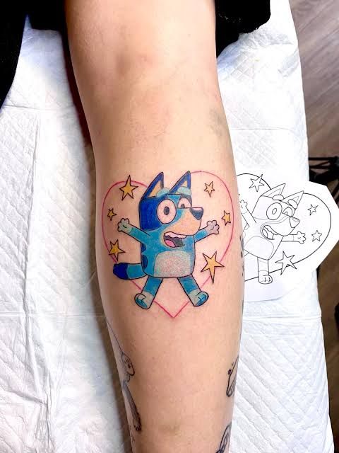 12 Bluey tattoo ideas | disney tattoos, cartoon tattoos, tattoos