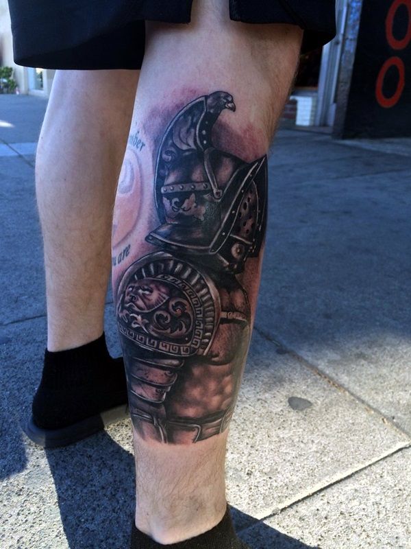 40 Valiant Gladiator Tattoo Designs