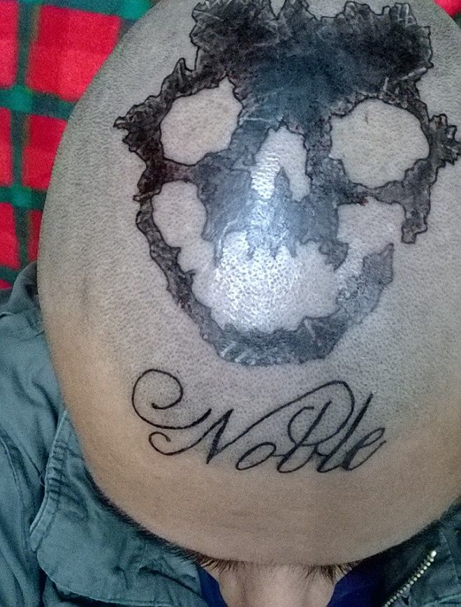 Halo Emile Tattoo, as seen on Uriel