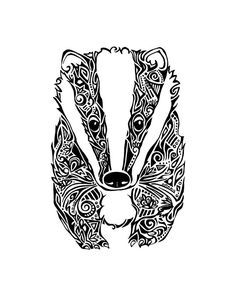 Badger tattoo, Honey badger tattoo, Tattoos