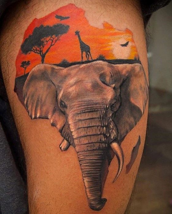 53 Africa Tattoo Designs for Men