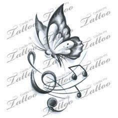 Pin by Pamela on Designs, Stencils, Templates & Ideas | Music notes tattoo, Music  tattoo designs, Note tattoo