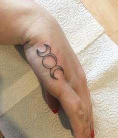 3 Moon Goddess Tattoo