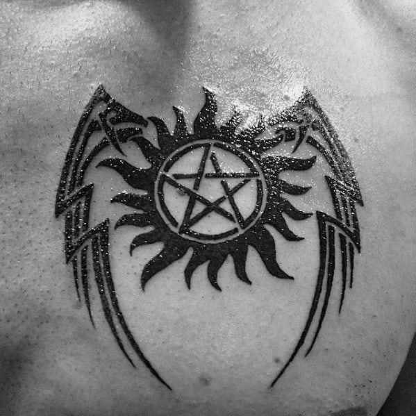 37 Epic Anti-Possession Tattoo Designs for Men