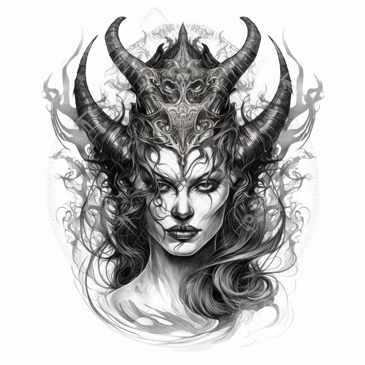 Lilith tattoo design