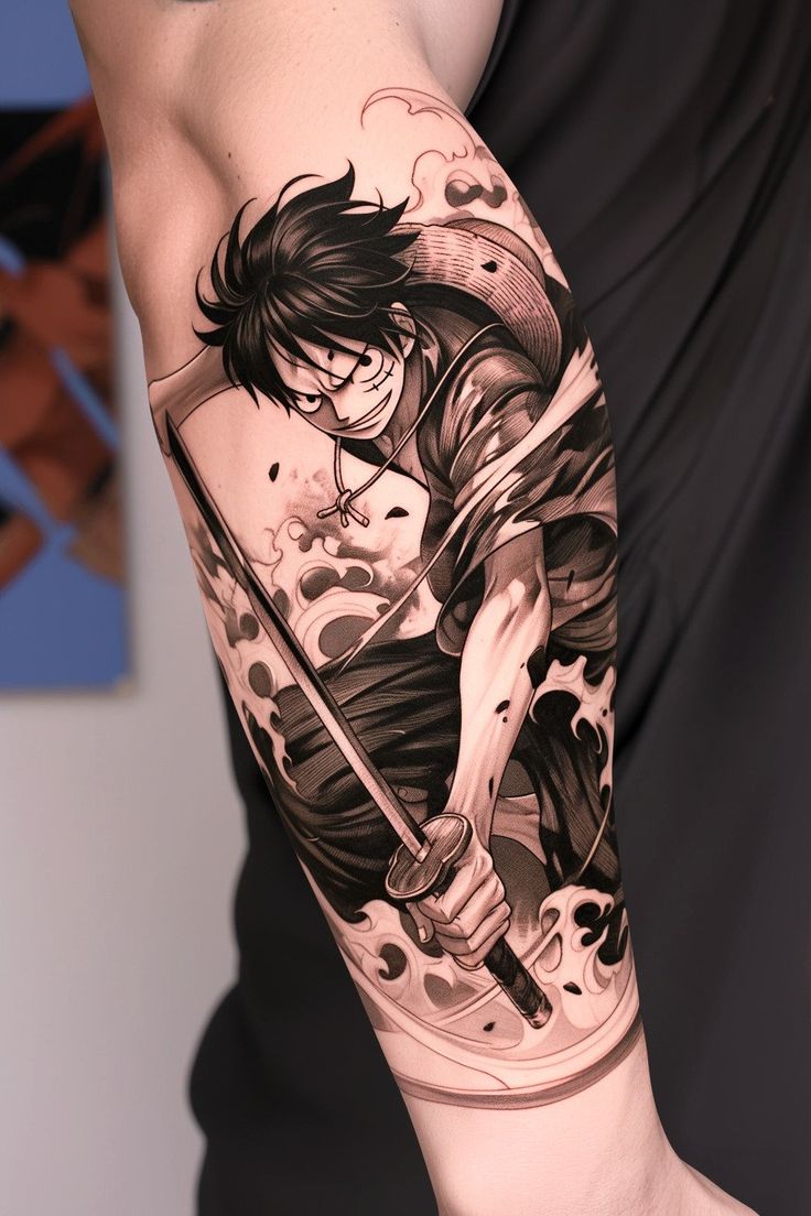 64 Unique One Piece Luffy Tattoo Ideas