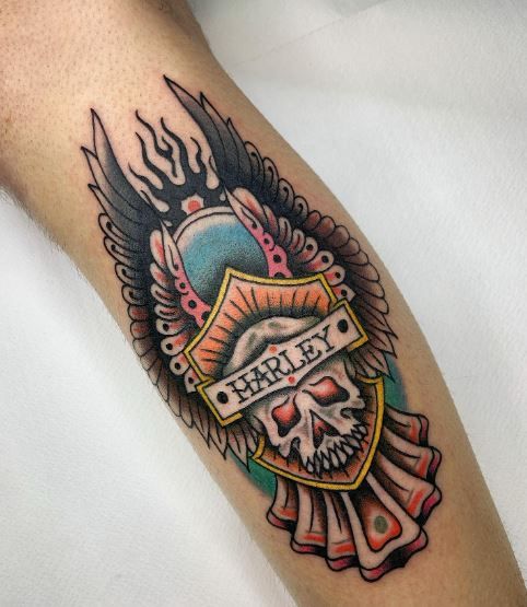 125+ Harley Davidson Tattoo Ideas That Will Get Your Motor Running