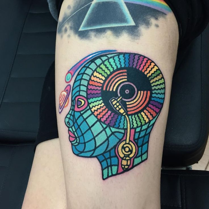 Raro82's acid colors psychedelic tattoos | iNKPPL