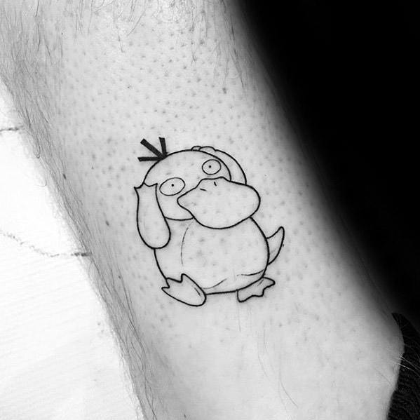 Pokemon Tattoo Psyduck