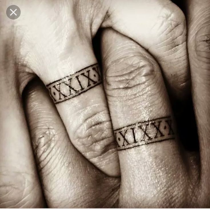 Wedding Date Tattoo Idea