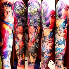 25 Tattoo ideas | comic tattoo, marvel tattoos, sleeve tattoos