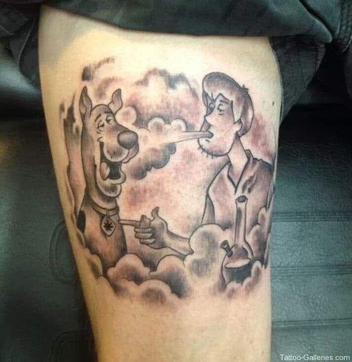 Pin by Amanda Elizabeth Mary Munoz on tatoos | Scooby doo tattoo, Cartoon  tattoos, Playing card tattoos