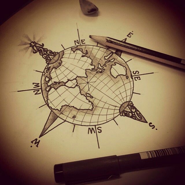 Globe Tattoo