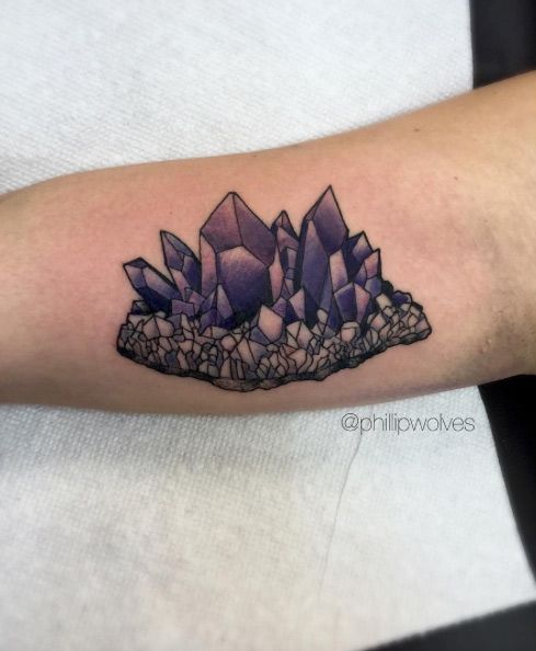 Amethyst cluster by Phillip Wolves