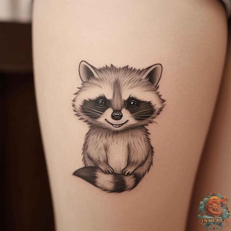 Raccoon Tattoos: 128 Designs